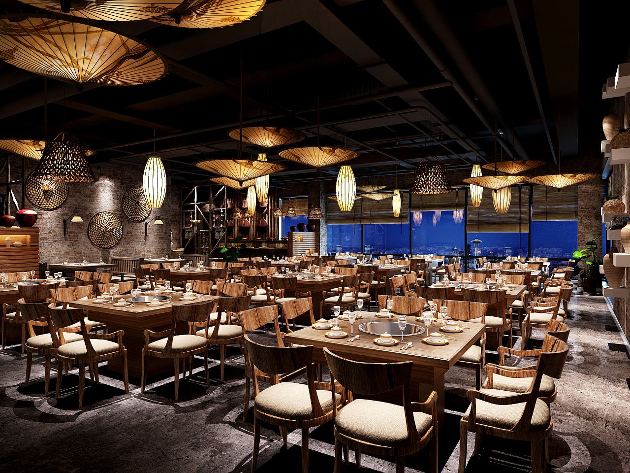 火鍋店裝修風(fēng)格類型圖片 99%的人還不知道！