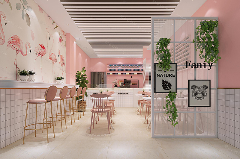 奶茶店最簡(jiǎn)單裝修選擇什么效果風(fēng)格好？
