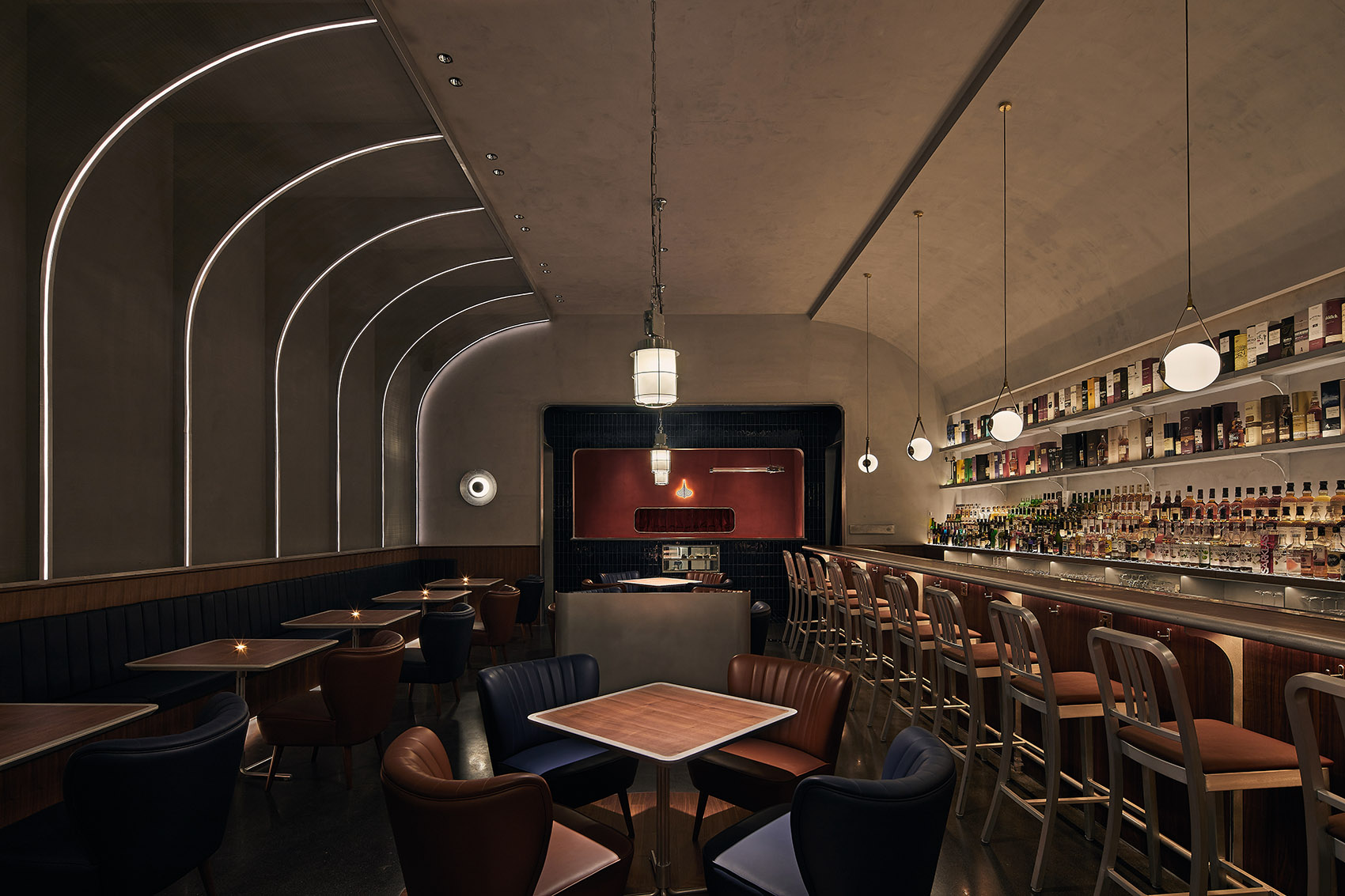 網(wǎng)紅酒吧餐廳裝修設(shè)計(jì)效果圖