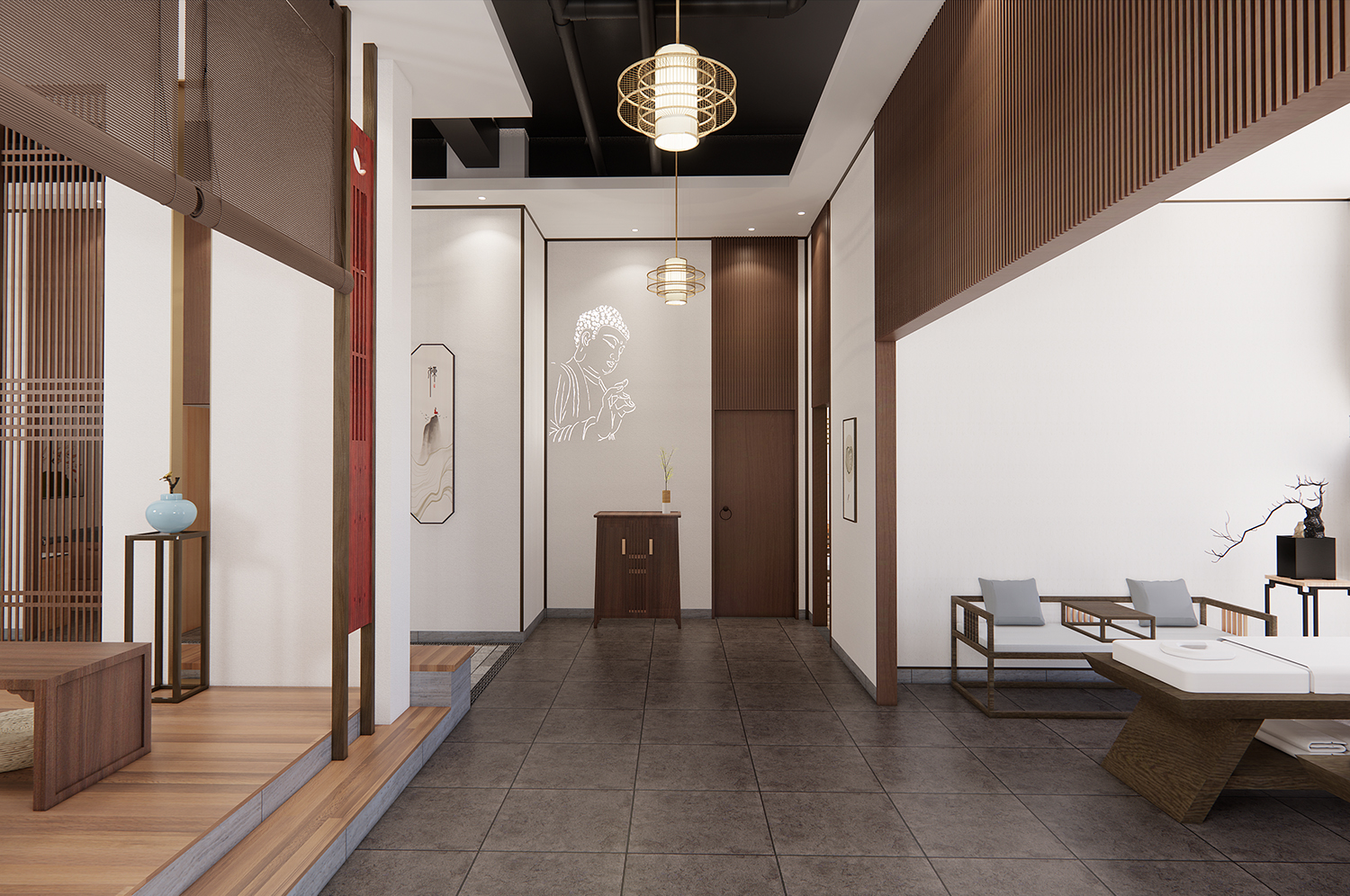 美容養(yǎng)生SPA會所裝修設(shè)計(jì)效果圖