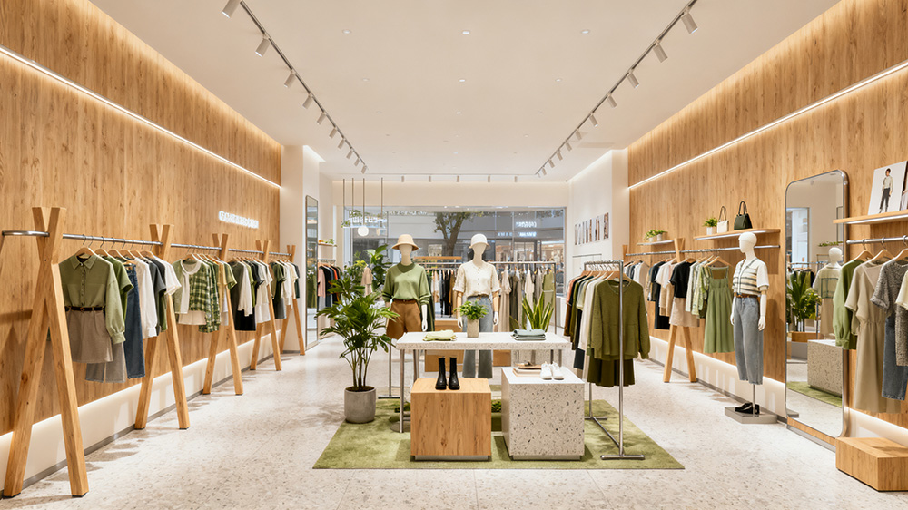 女裝店鋪裝修選什么風(fēng)格和色調(diào)好看？